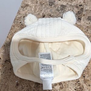 GAP Cream Knit Baby Hat with Ears. Brand new.